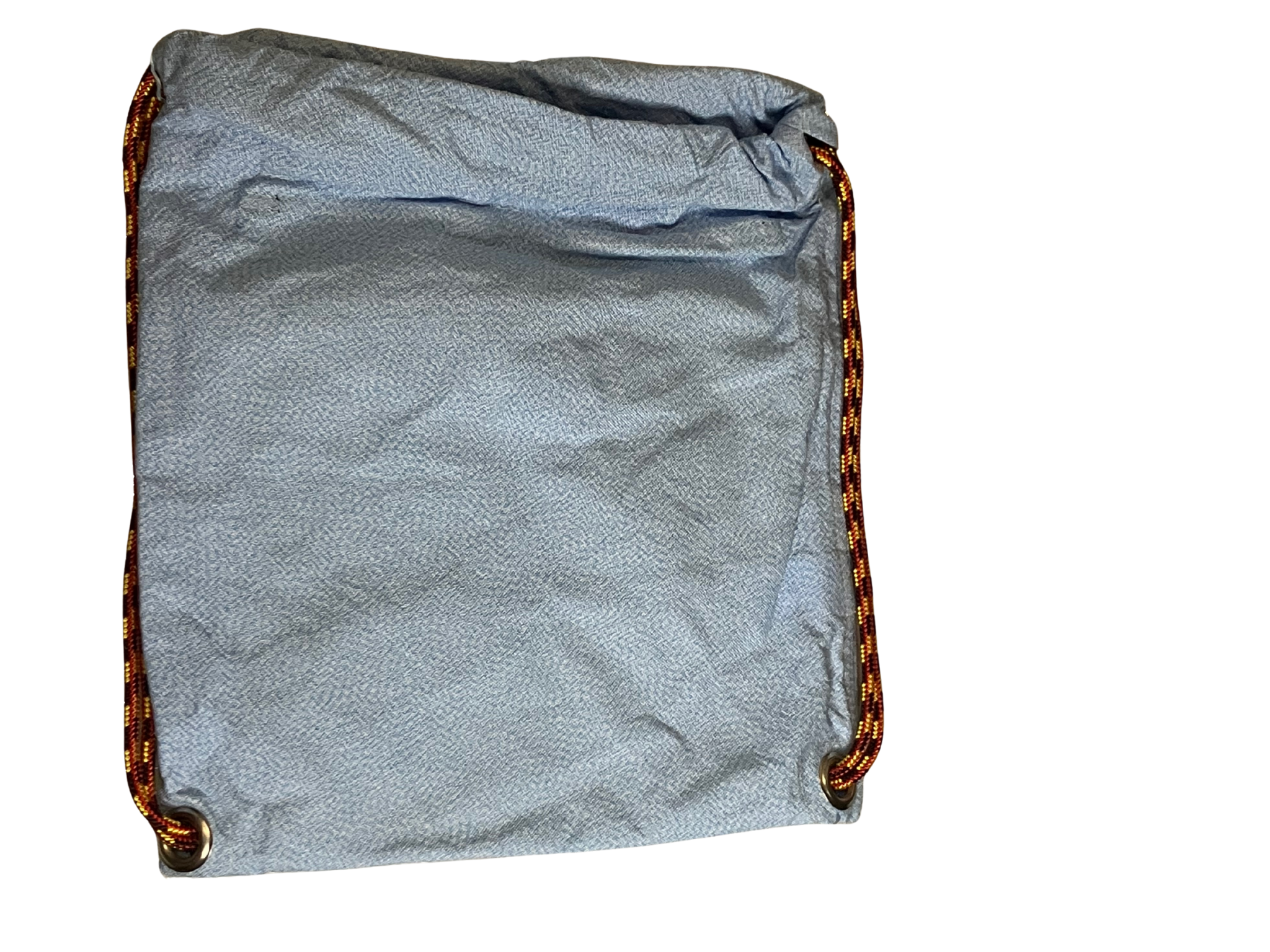 TrustBag Anti-Theft Drawstring Backpack – Cut-Resistant Gray Herringbone