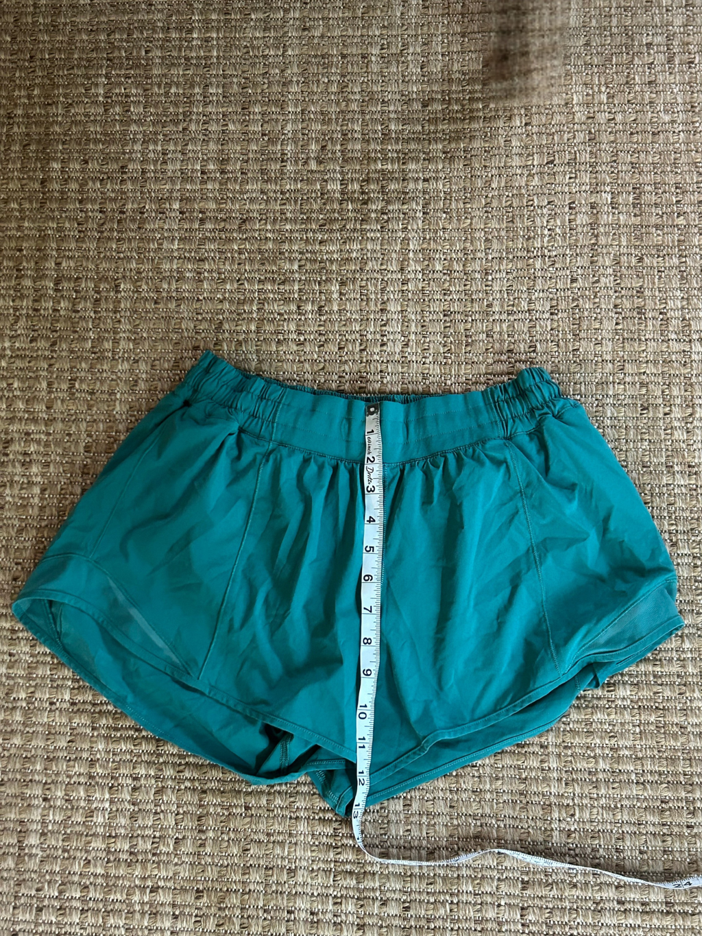Lululemon — Running Shorts | Teal, built-in liner, engineered for movement · Sz OS