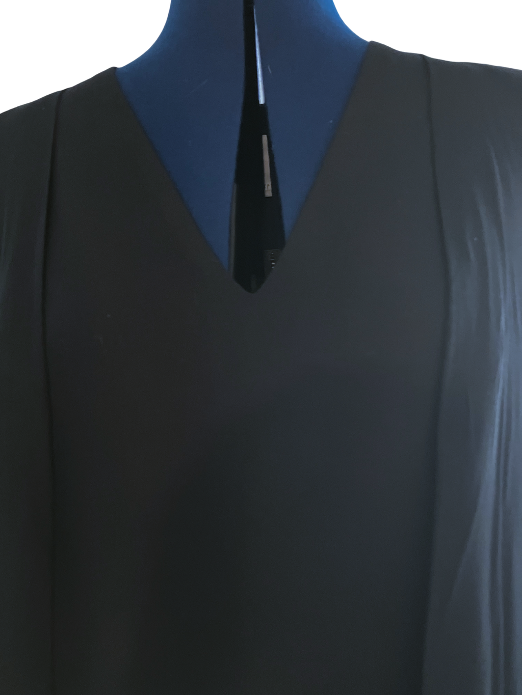 C/MEO Collective Black Sleeveless Shift Dress Size 5 V-Neck Minimalist