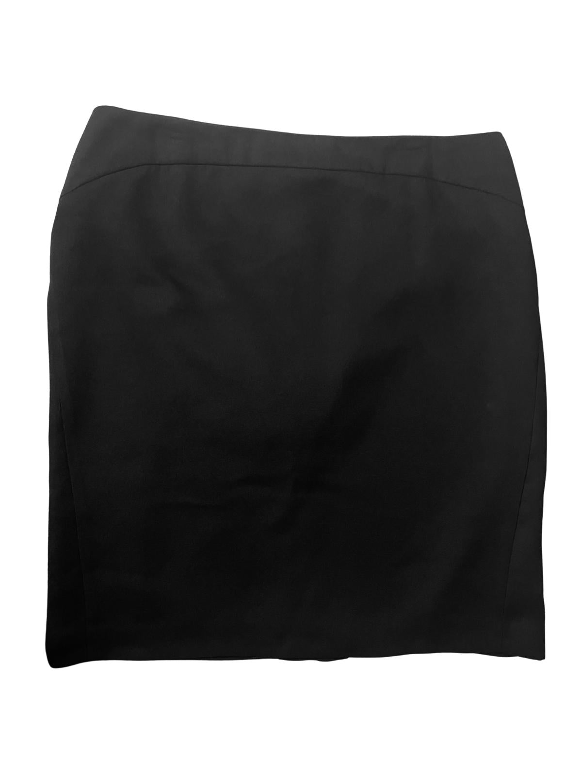 Ann Taylor Black Pencil Skirt Size 16 Lined Classic