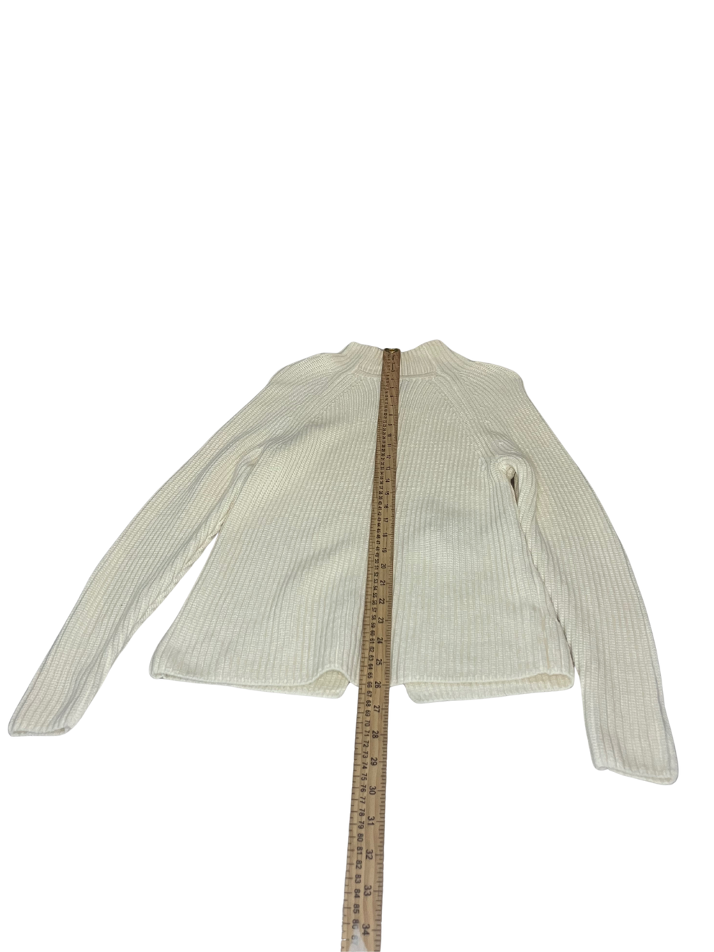 Armani Exchange Cream Knit Mock Neck Sweater xs - Certilogo Authenticated