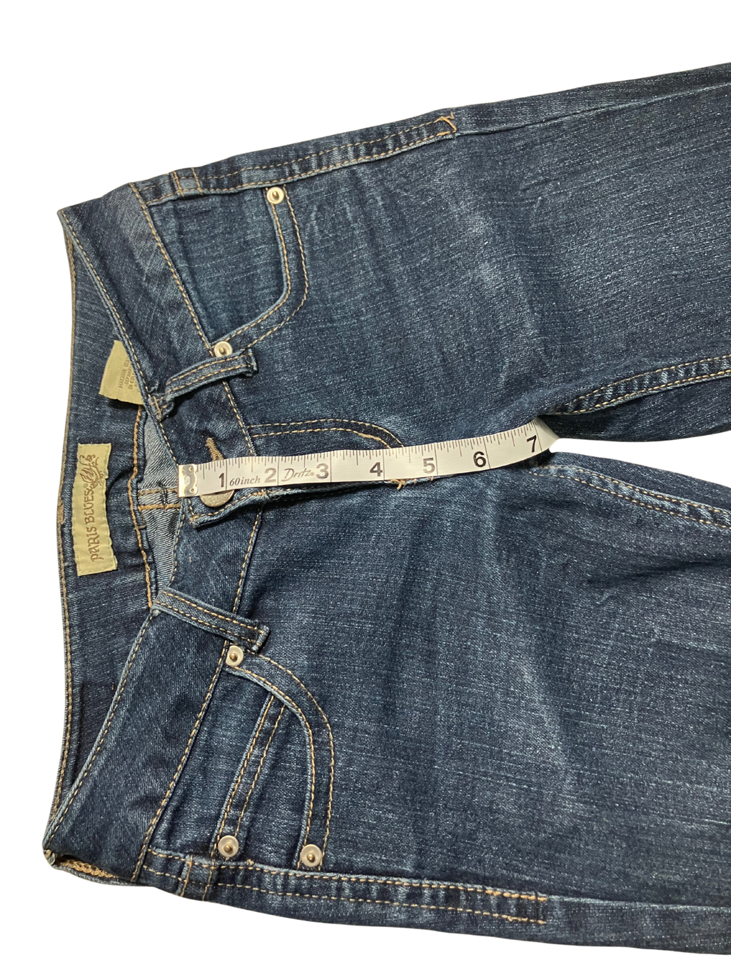 Paris Blues Dark Wash Stretch Denim Skinny Jeans - Y2K Vintage