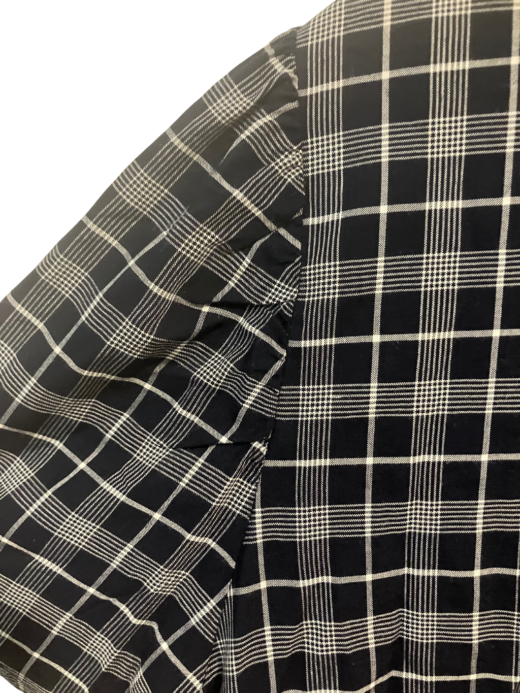 Paper Crown Plaid Button-Up Tie Front Shirt – Size L