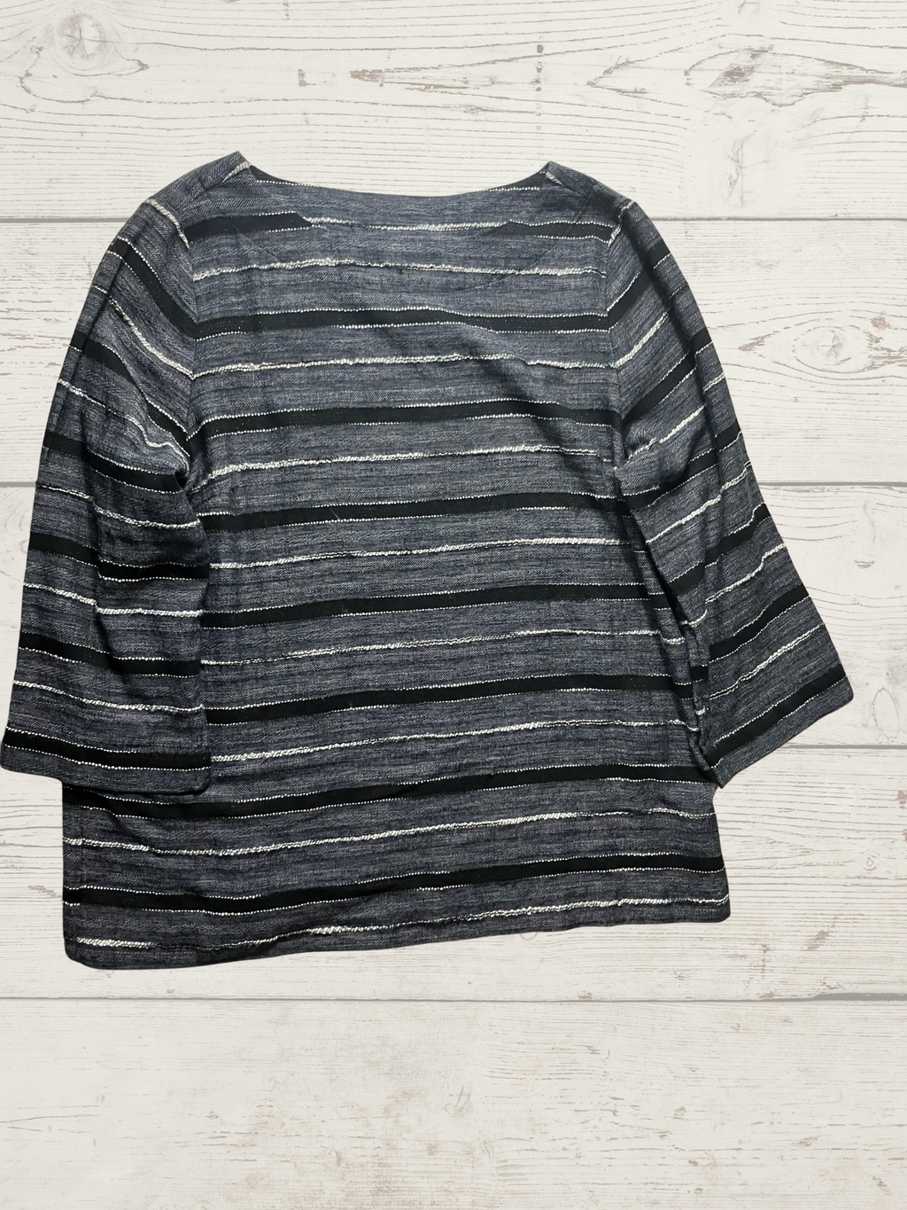 Purejill — Top | Heather stripe, dolman cut · Sz M