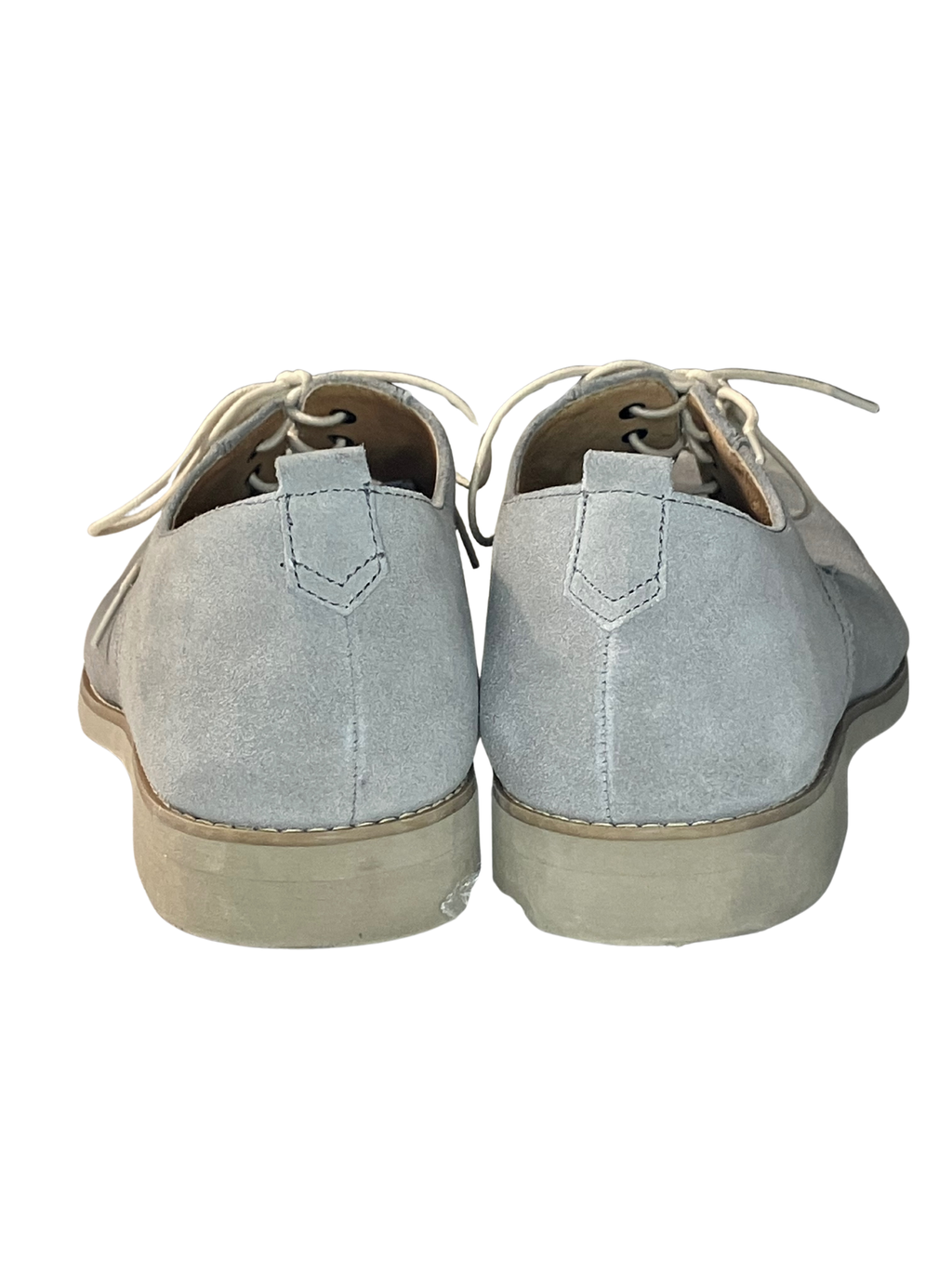 Johnston & Murphy Light Gray Suede Lace-Up Dress Shoes - Size 10M