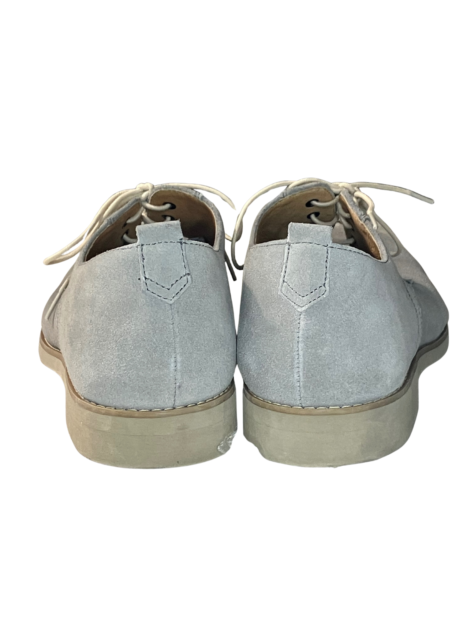 Johnston & Murphy Light Gray Suede Lace-Up Dress Shoes - Size 10M