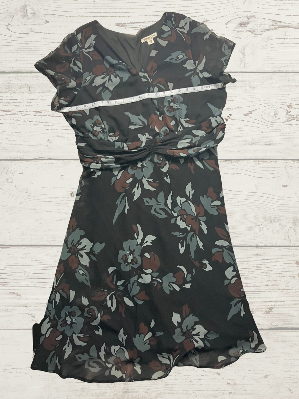 Coldwater Creek — Dress | Floral empire waist, relaxed · Sz W18