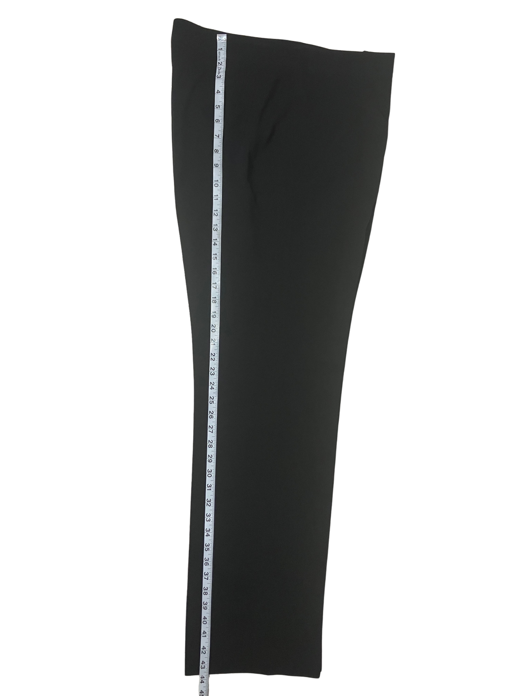 Lafayette 148 New York — Tailored Pants | Deep black, structured straight-leg · Sz 14