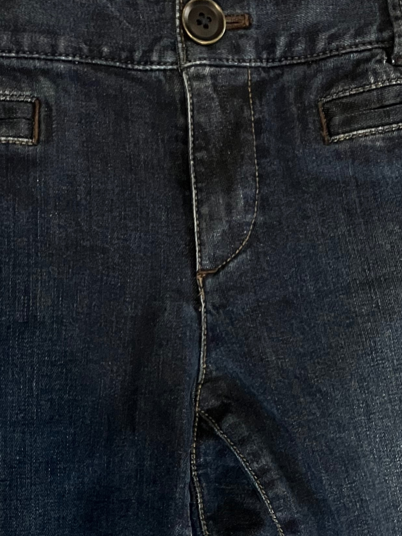 Ann Taylor LOFT Petites Dark Wash Straight Leg Jeans Size 6P Cotton Stretch