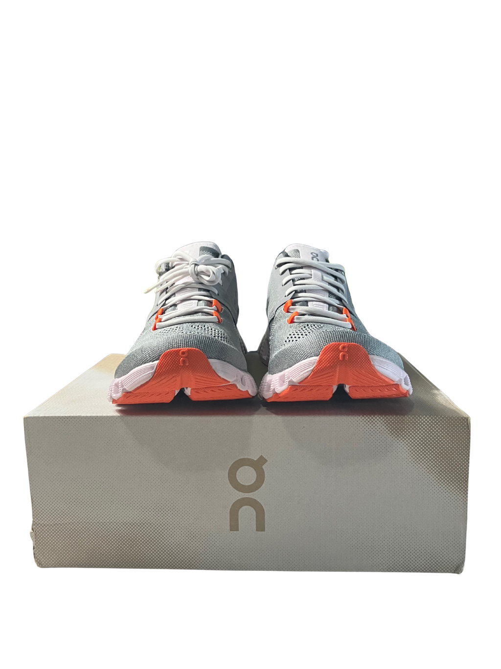 On Running Cloud X Women's Sneakers Gray Orange Size 8 New with Box