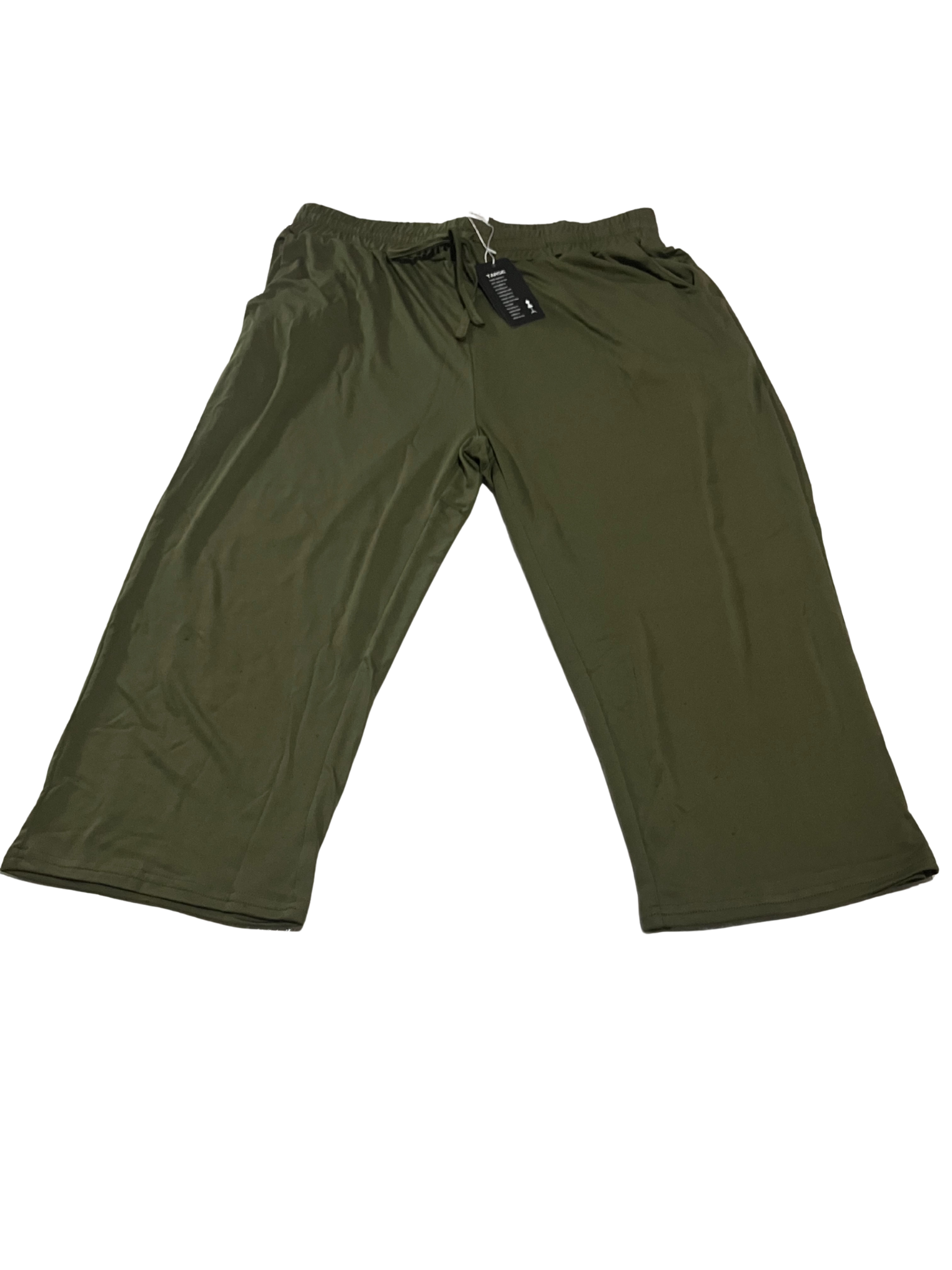 TARSE Women's Jogger Pants XL Olive Green - 90% Polyester 10% Spandex