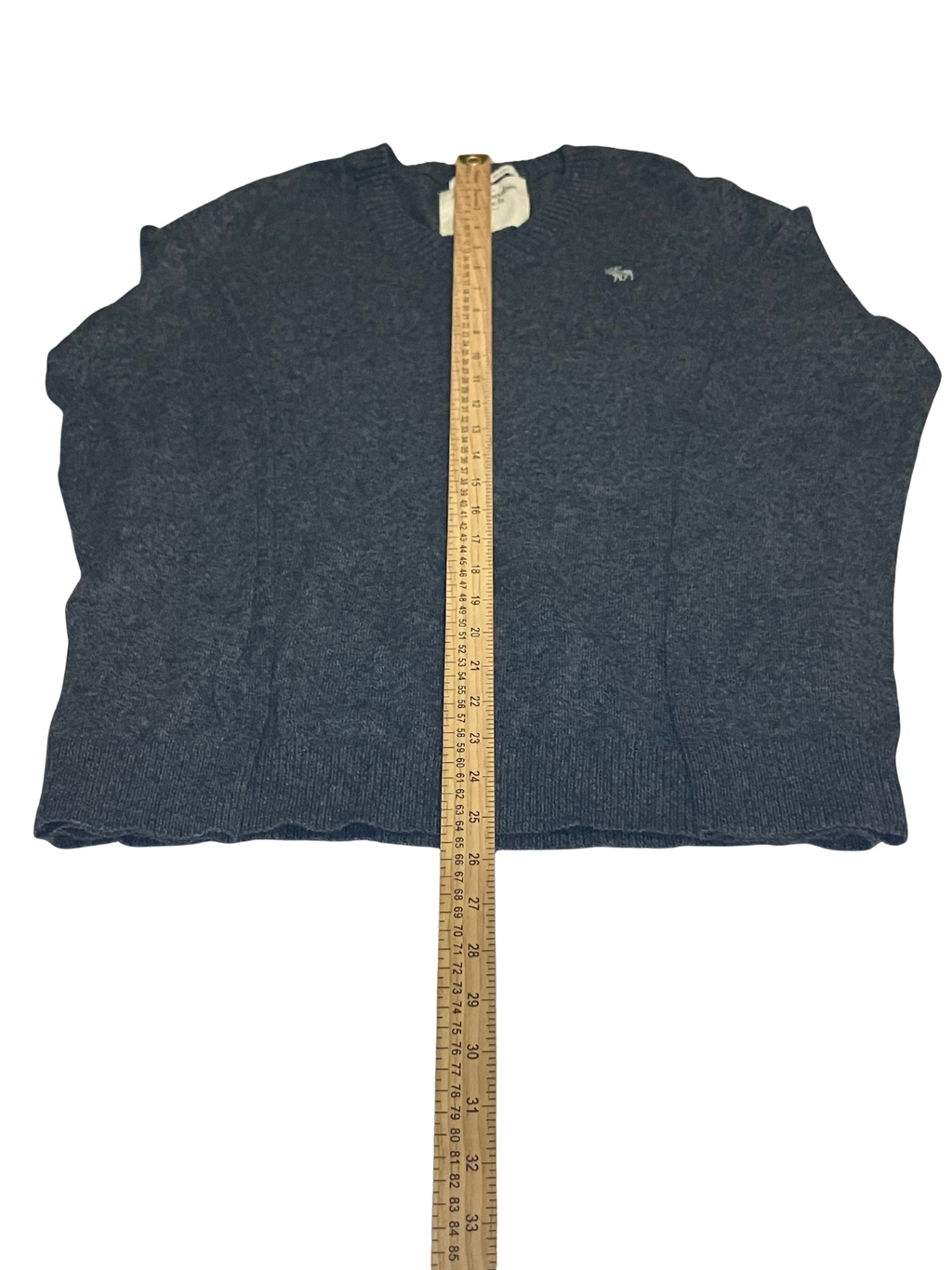 Abercrombie & Fitch Charcoal Gray Cashmere Blend Sweater Size S