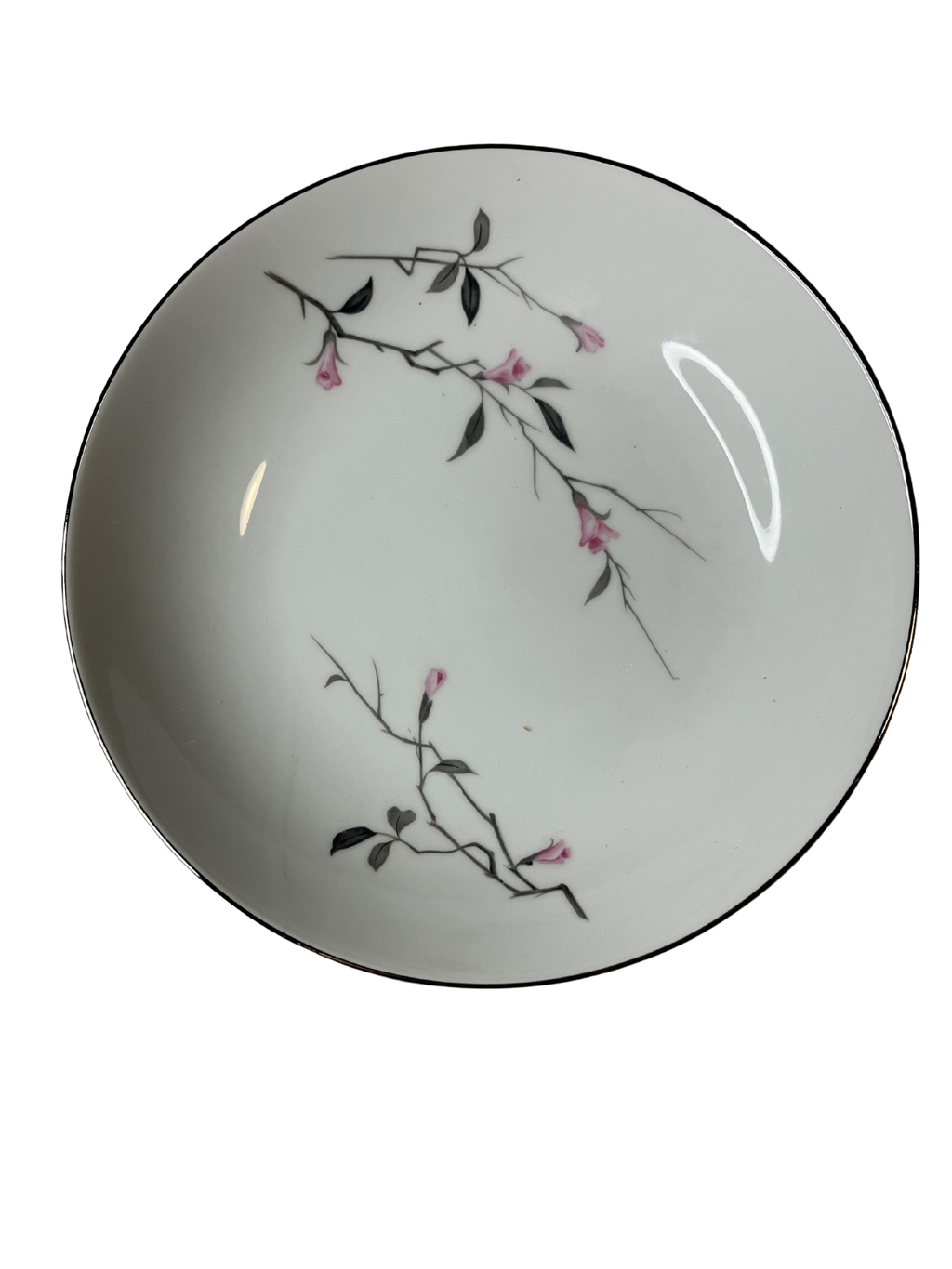 Cherry Blossom Fine China Vegetable Bowl 1067 Japan Vintage 1970s w/ Box