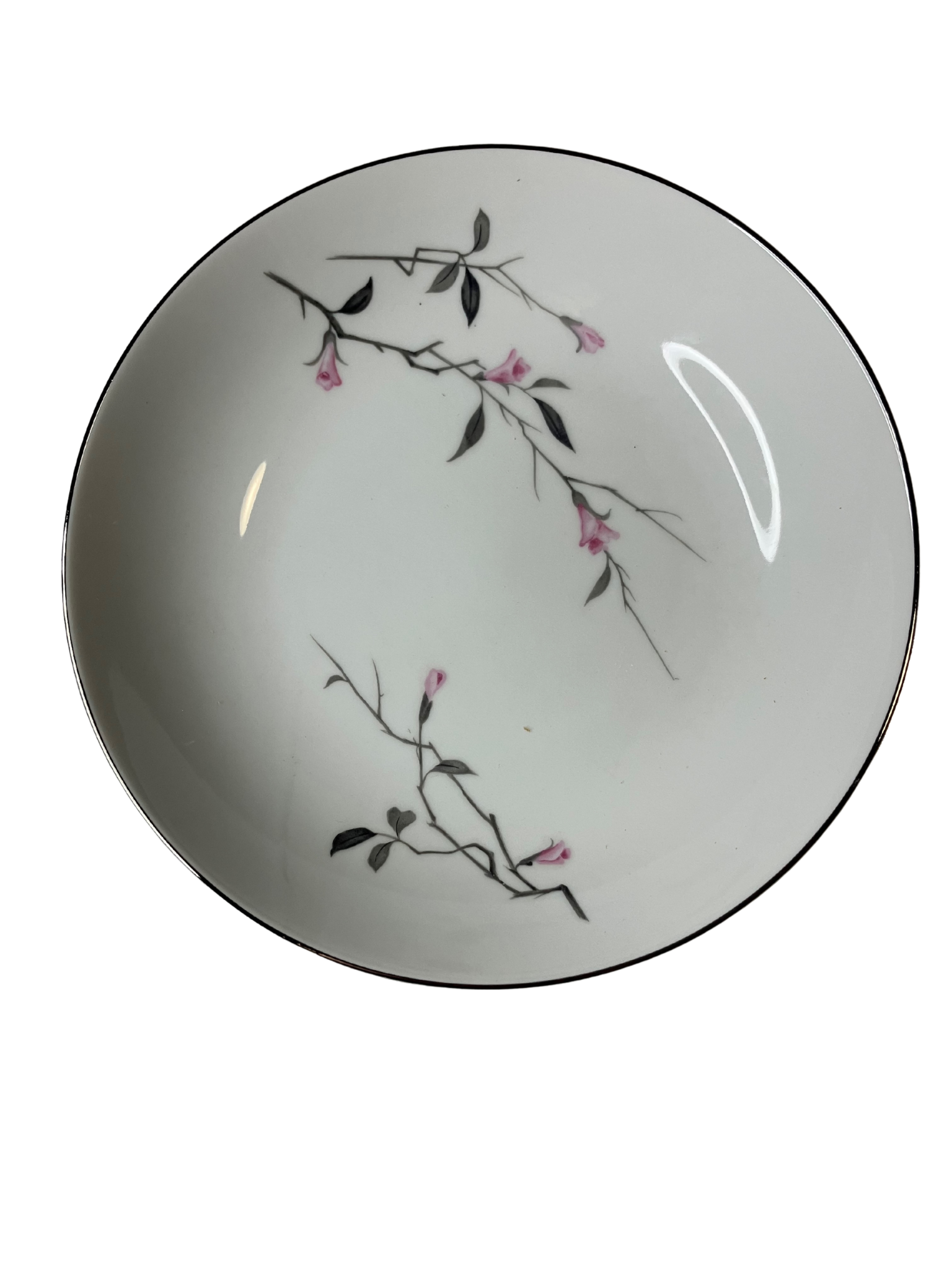 Cherry Blossom Fine China Vegetable Bowl 1067 Japan Vintage 1970s w/ Box