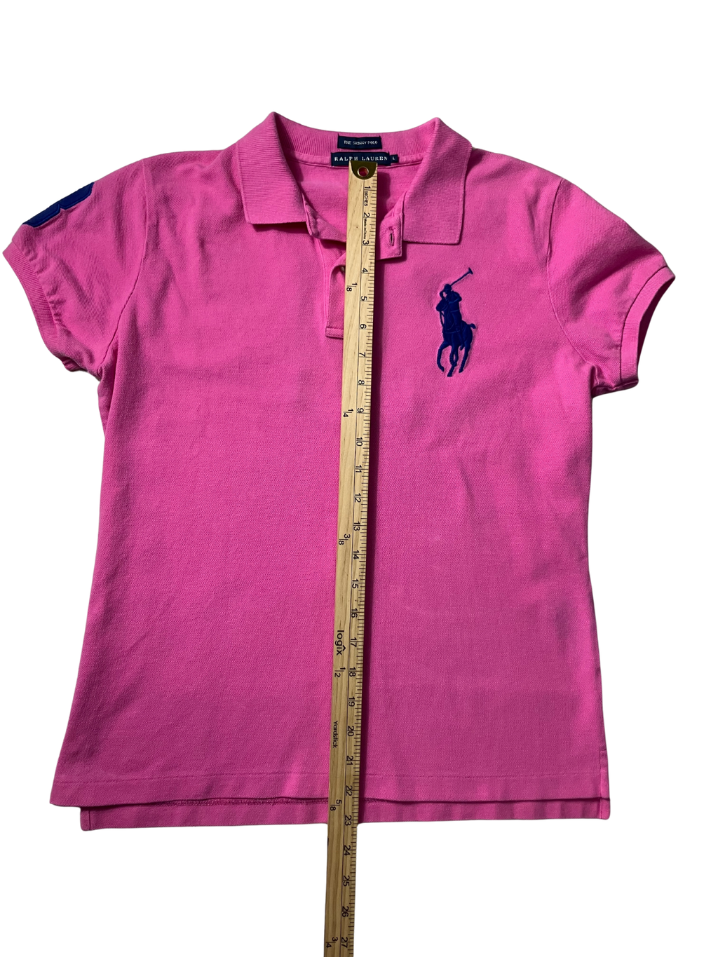 Ralph Lauren The Skinny Polo Pink #3 - Women's Short Sleeve Shirt