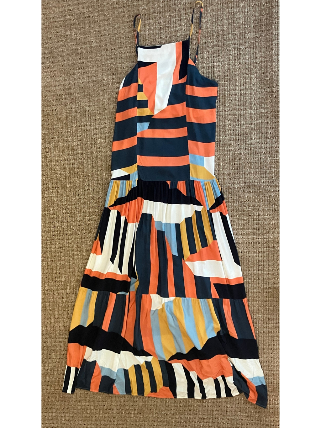 Lenny Niemeyer — Maxi Dress | Geometric print, drop-waist silhouette · Sz OS
