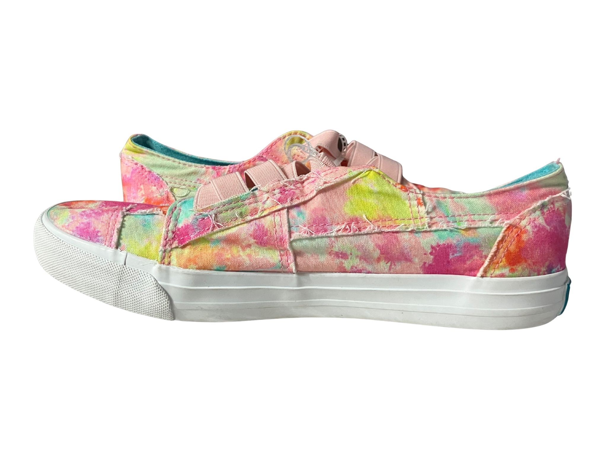 Blowfish Malibu Tie-Dye Slip-On Sneakers - Multicolor Canvas Size 10