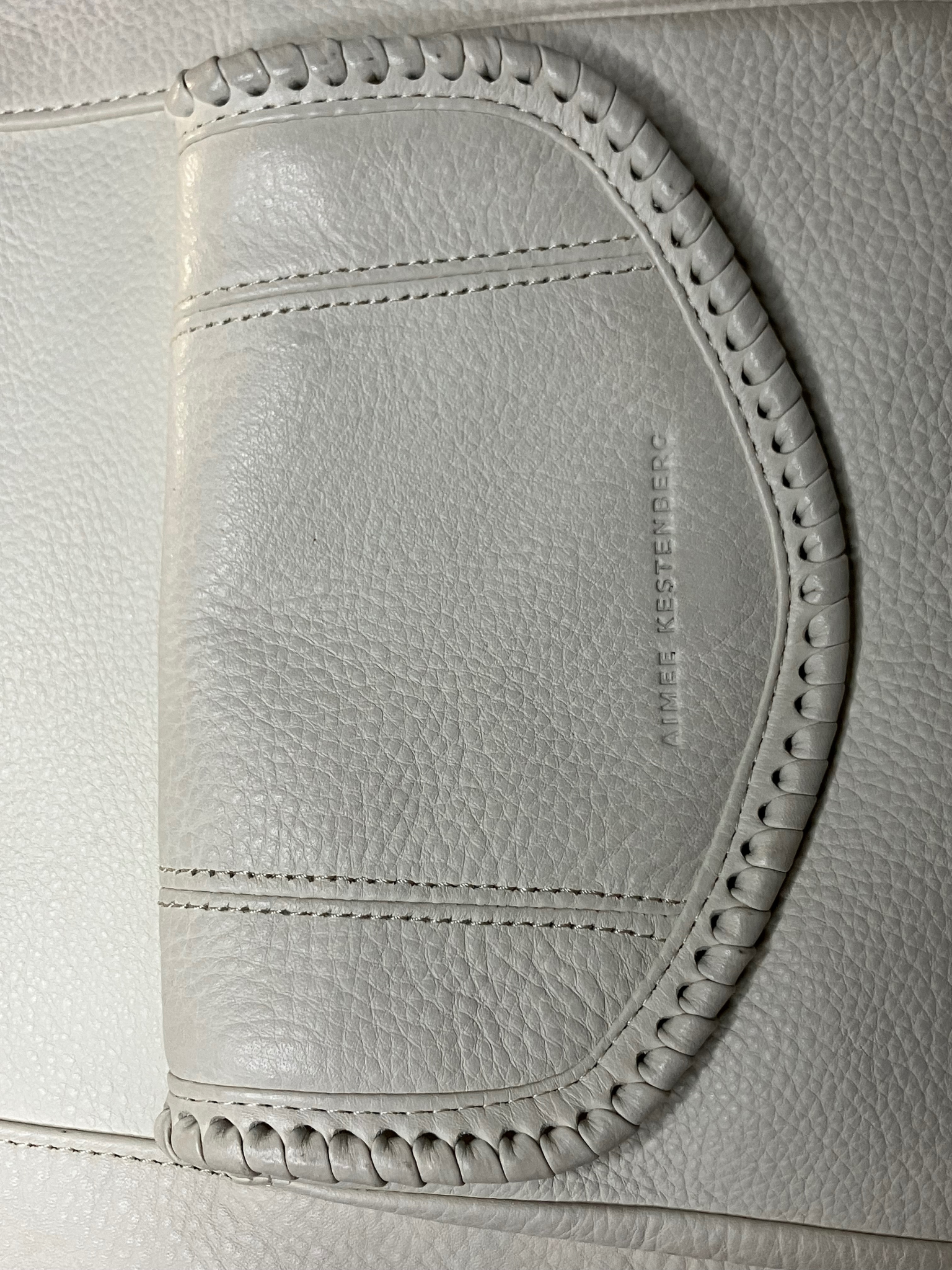 Aimee Kestenberg Leather Tote Bag Shoulder Bag Large Soft Pebbled Leather