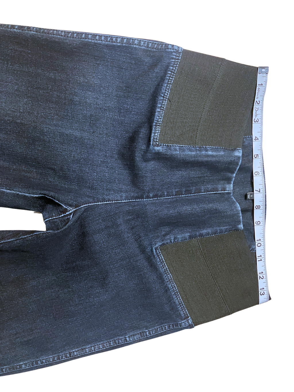 Lafayette 148 New York Pull-On Denim Leggings Dark Wash High-Rise Size S