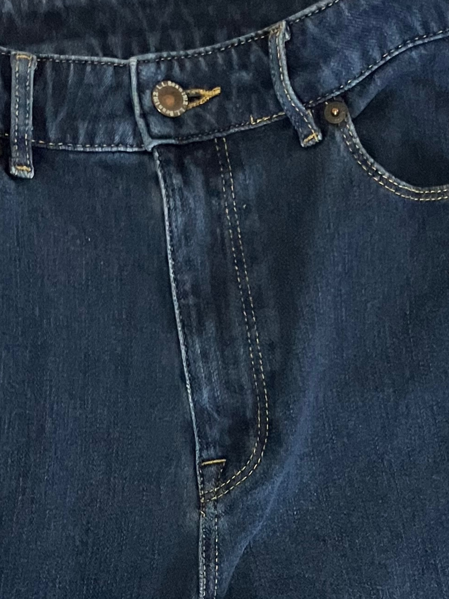 L.L.Bean Classic Fit Straight Leg Jeans Size 10 Regular Stretch Denim Blue