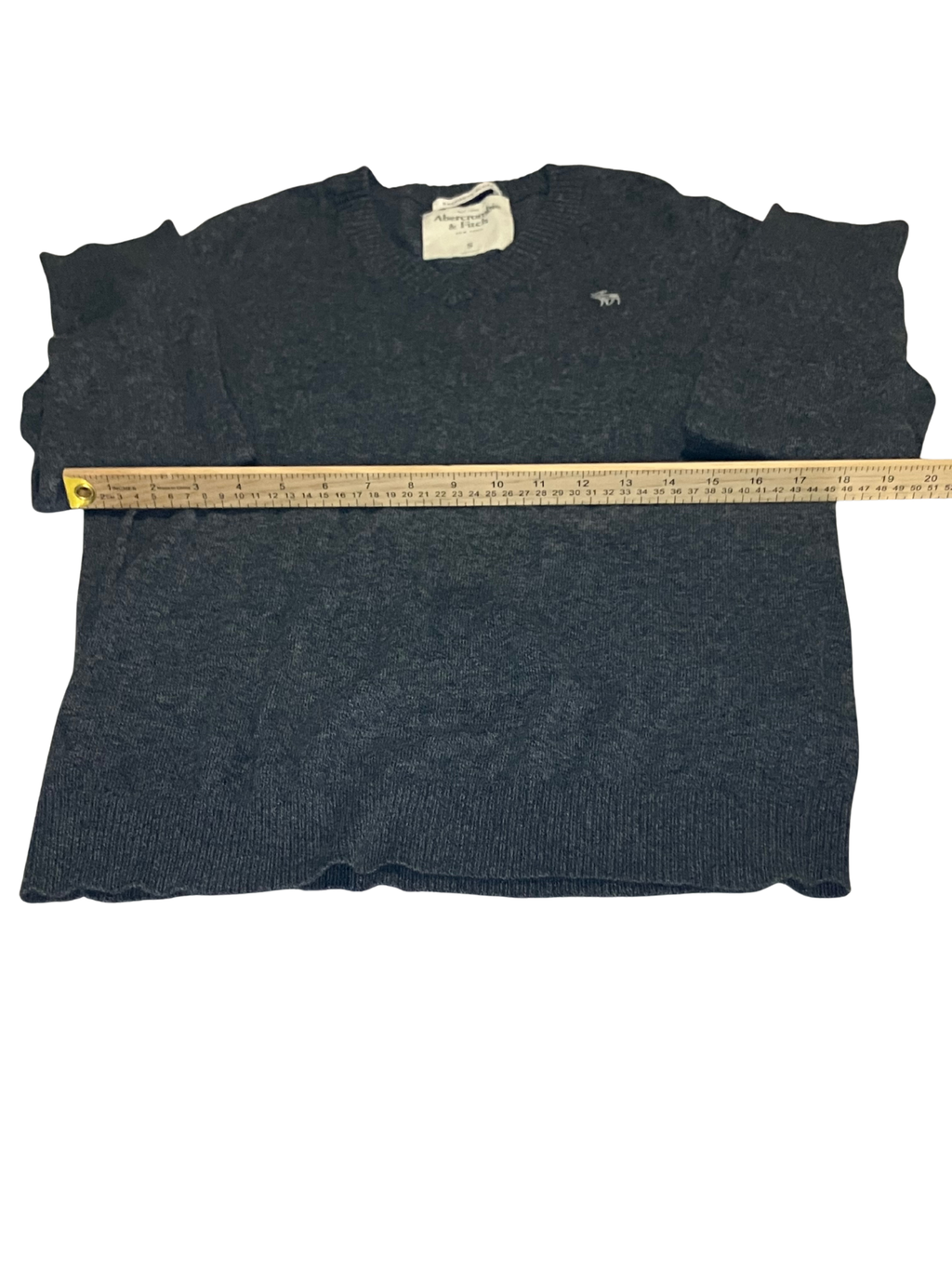 Abercrombie & Fitch Charcoal Gray Cashmere Blend Sweater Size S