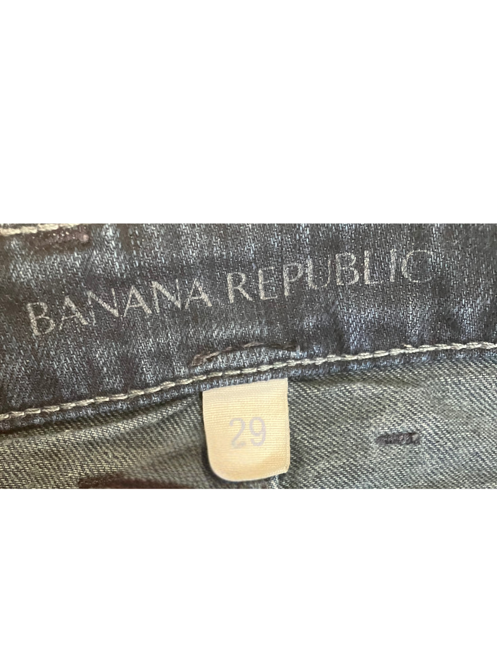 Banana Republic Men's Dark Wash Slim Straight Denim Jeans Size 29