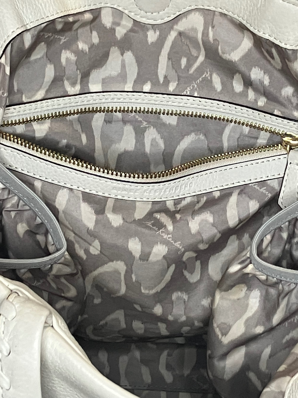 Aimee Kestenberg Leather Tote Bag Shoulder Bag Large Soft Pebbled Leather