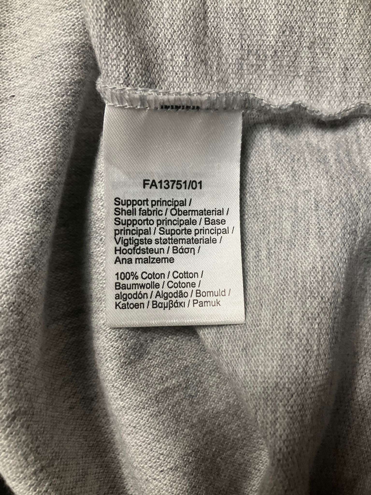 Lacoste Grey Classic Polo Shirt Youth 14 / Women's XS-S / Men's XS