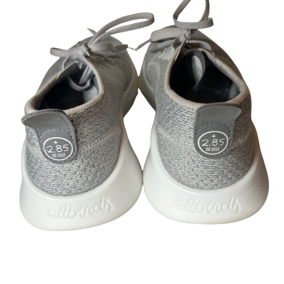 ALLBIRDS Women’s Tree Runners Sneakers Light Gray W7 Sustainable Comfort
