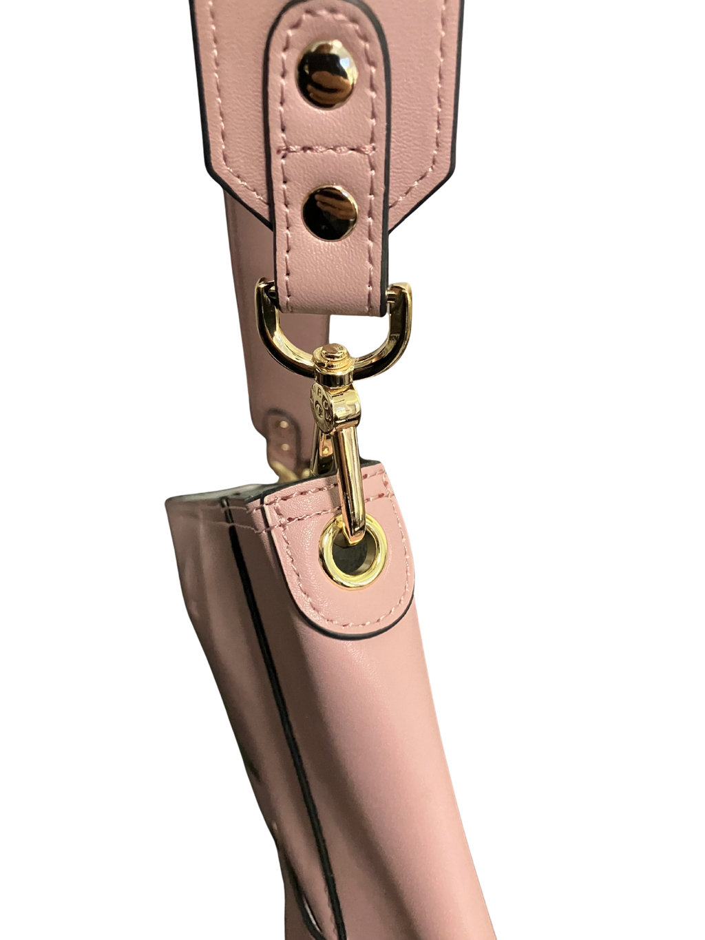 BOSTANTEN Pink Leather Shoulder Bag with Inner Pouch – Crossbody Handbag