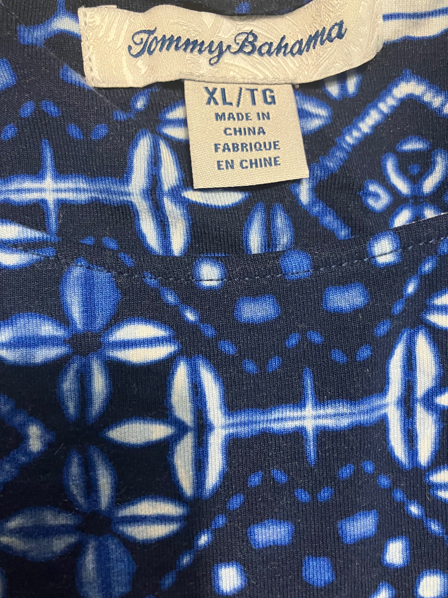 Tommy Bahama — Dress | Not every print knows what it wants to say — this one does · Sz XL