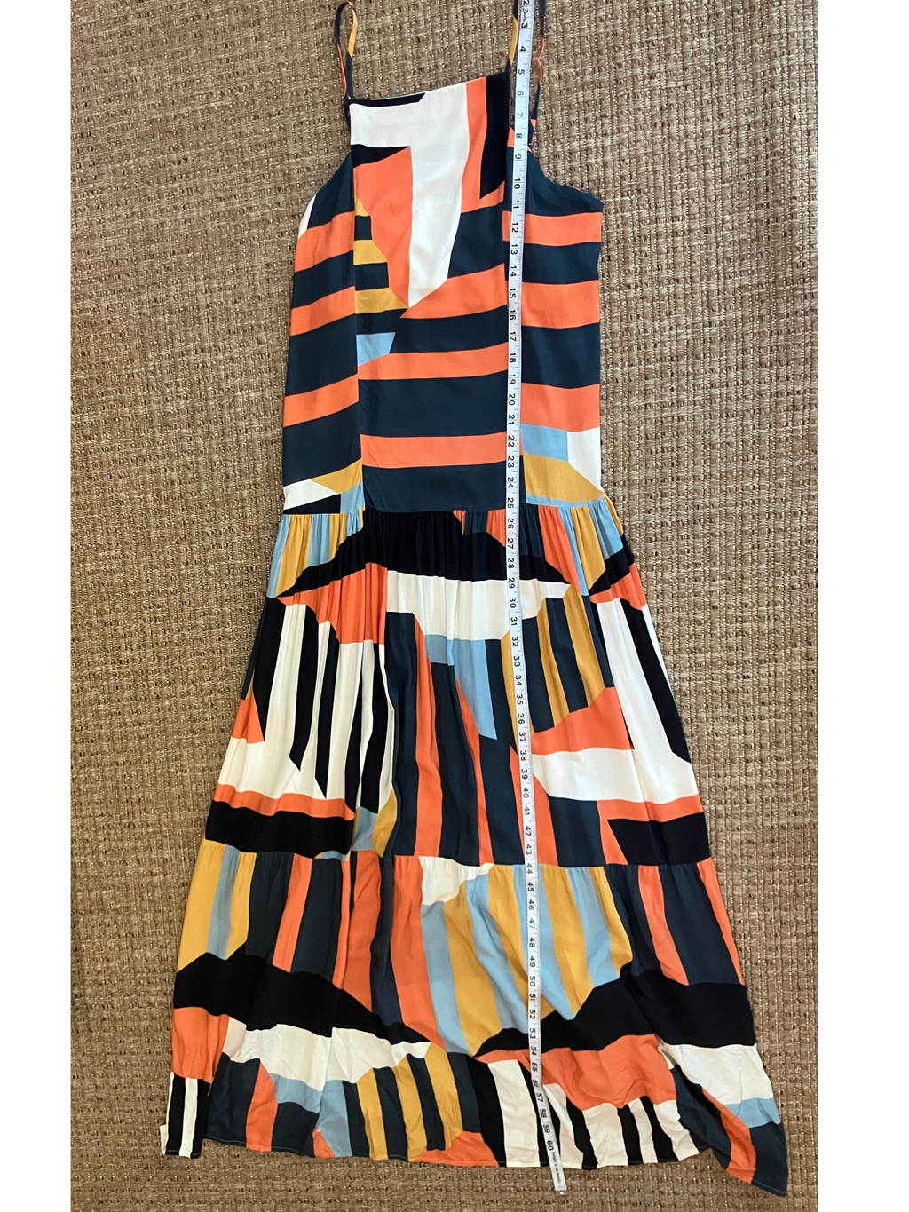 Lenny Niemeyer — Maxi Dress | Geometric print, drop-waist silhouette · Sz OS