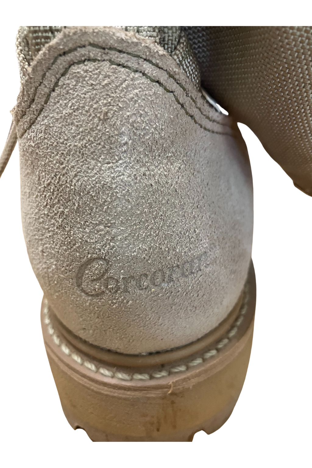 Corcoran 4380 Tan Suede Combat Boots 7M Leather Vibram Sole Made in USA