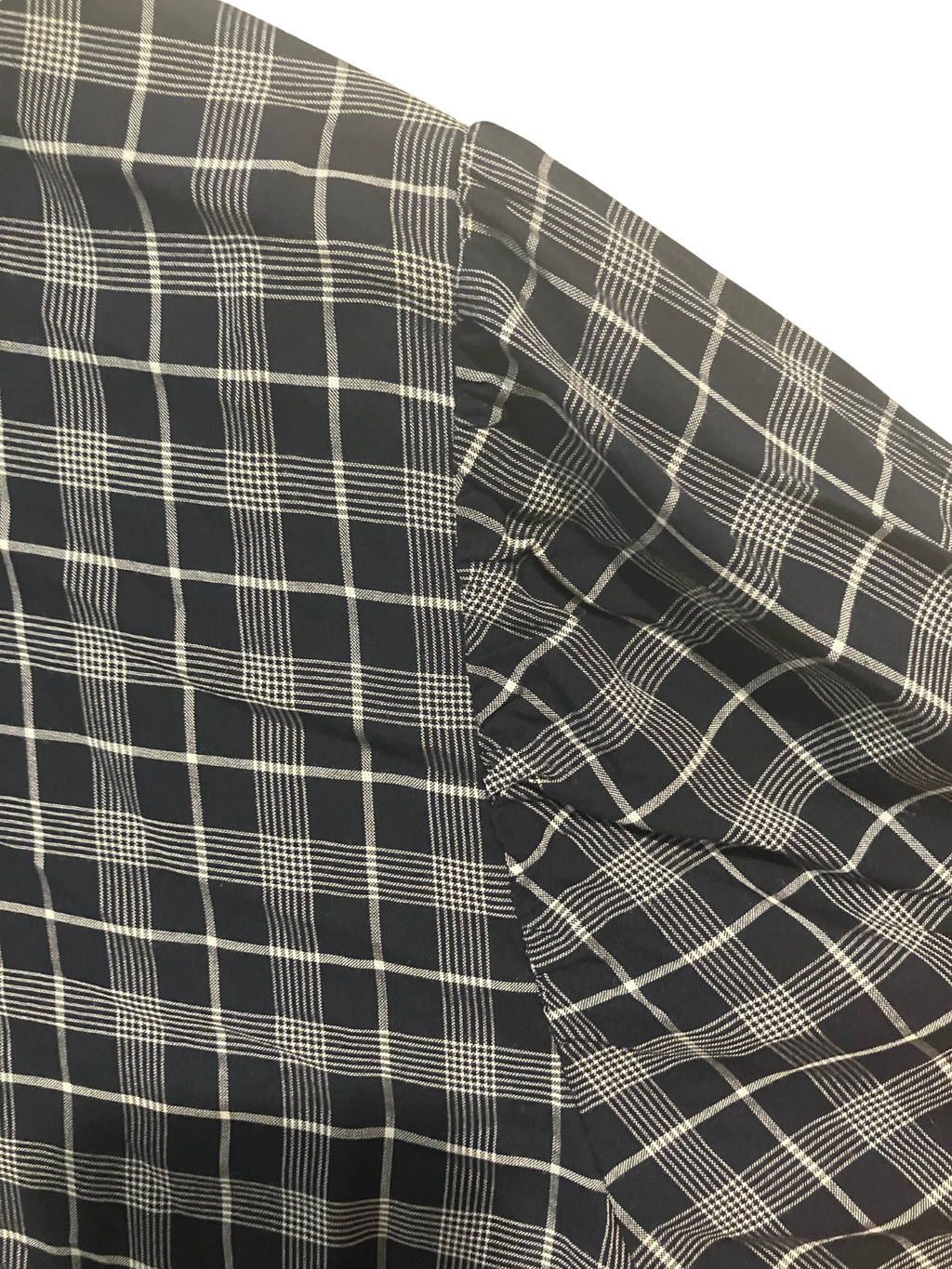 Paper Crown Plaid Button-Up Tie Front Shirt – Size L