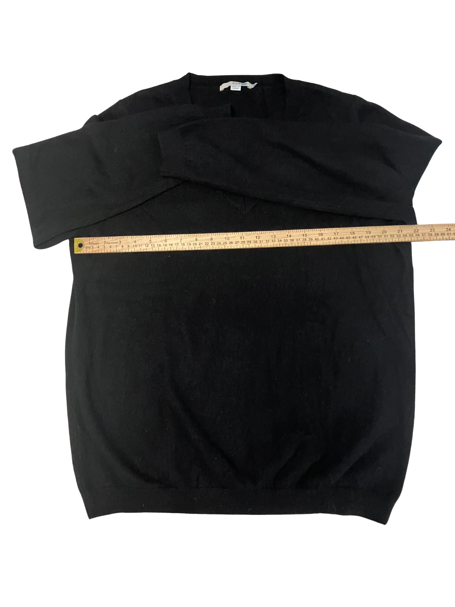 Boden Black V-Neck Cashmere Sweater – 100% Cashmere – Women's