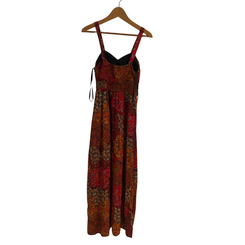 American Rag Cie Boho Maxi Dress Size L – Tandoori Spices Print