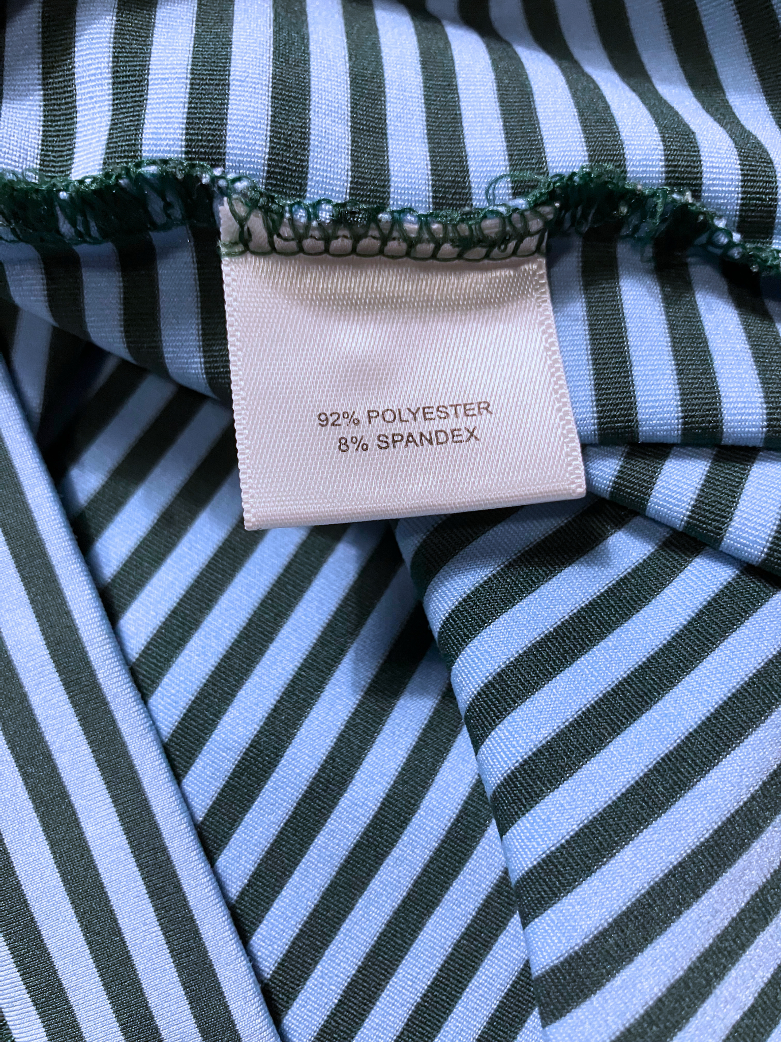 Peter Millar Navy Striped Performance Polo Shirt - Size L