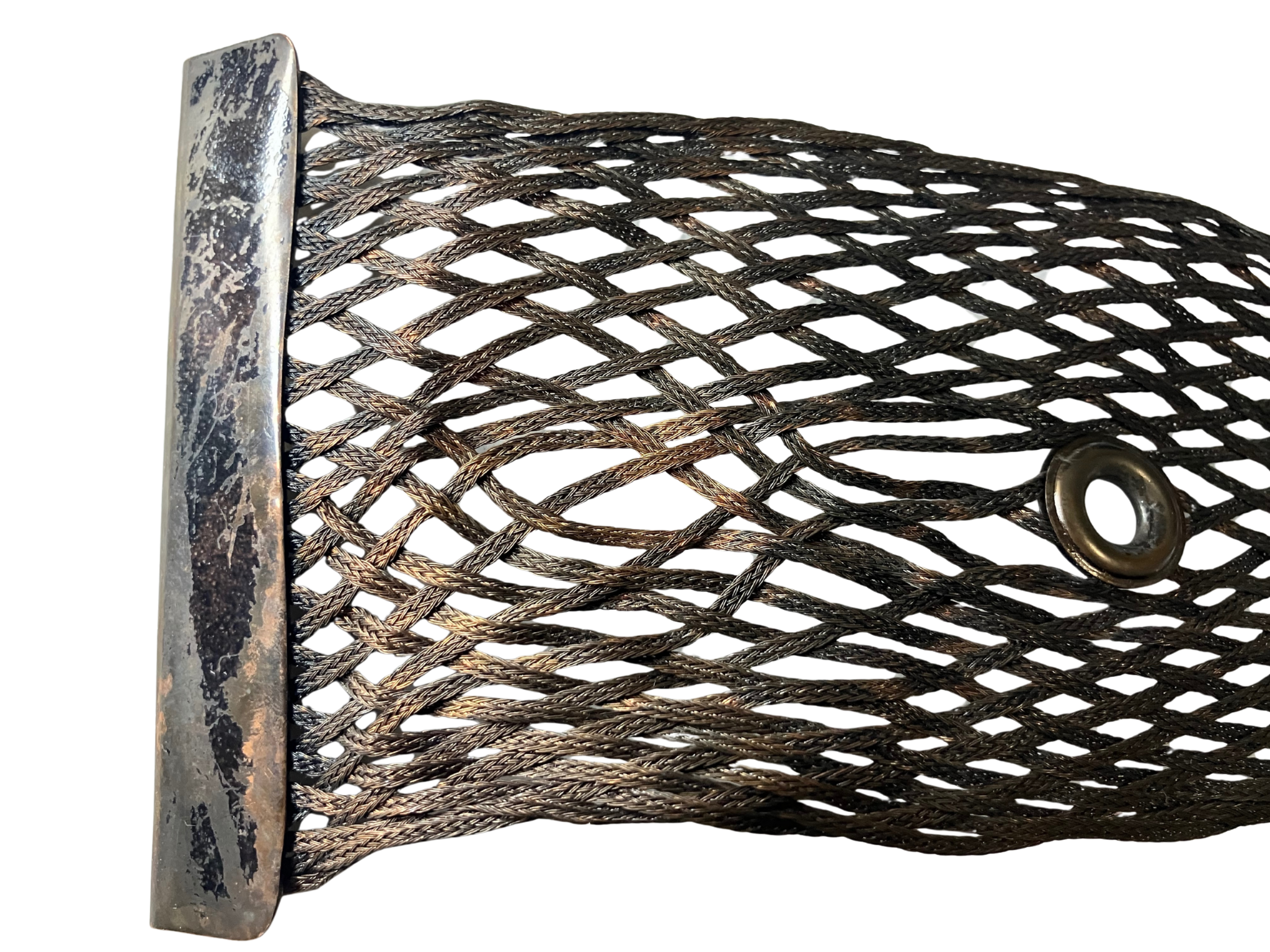 Sarah Cavender Metalworks Woven Metal Belt - Signed Wearable Art Sculpture