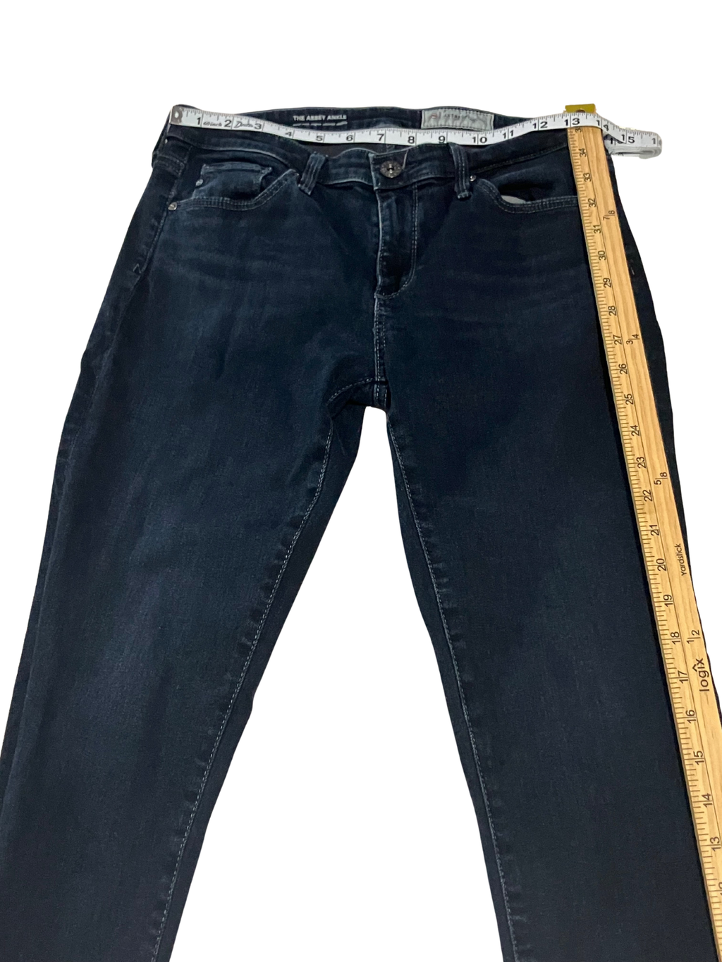 AG Adriano Goldschmied Women's Skinny Jeans Size 27R Dark Blue