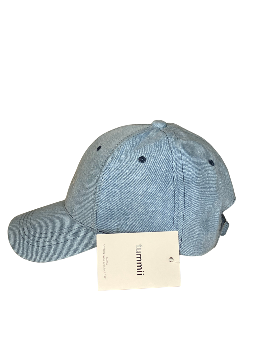 Tummii — Baseball Cap | Light wash denim, NWT · Sz OS