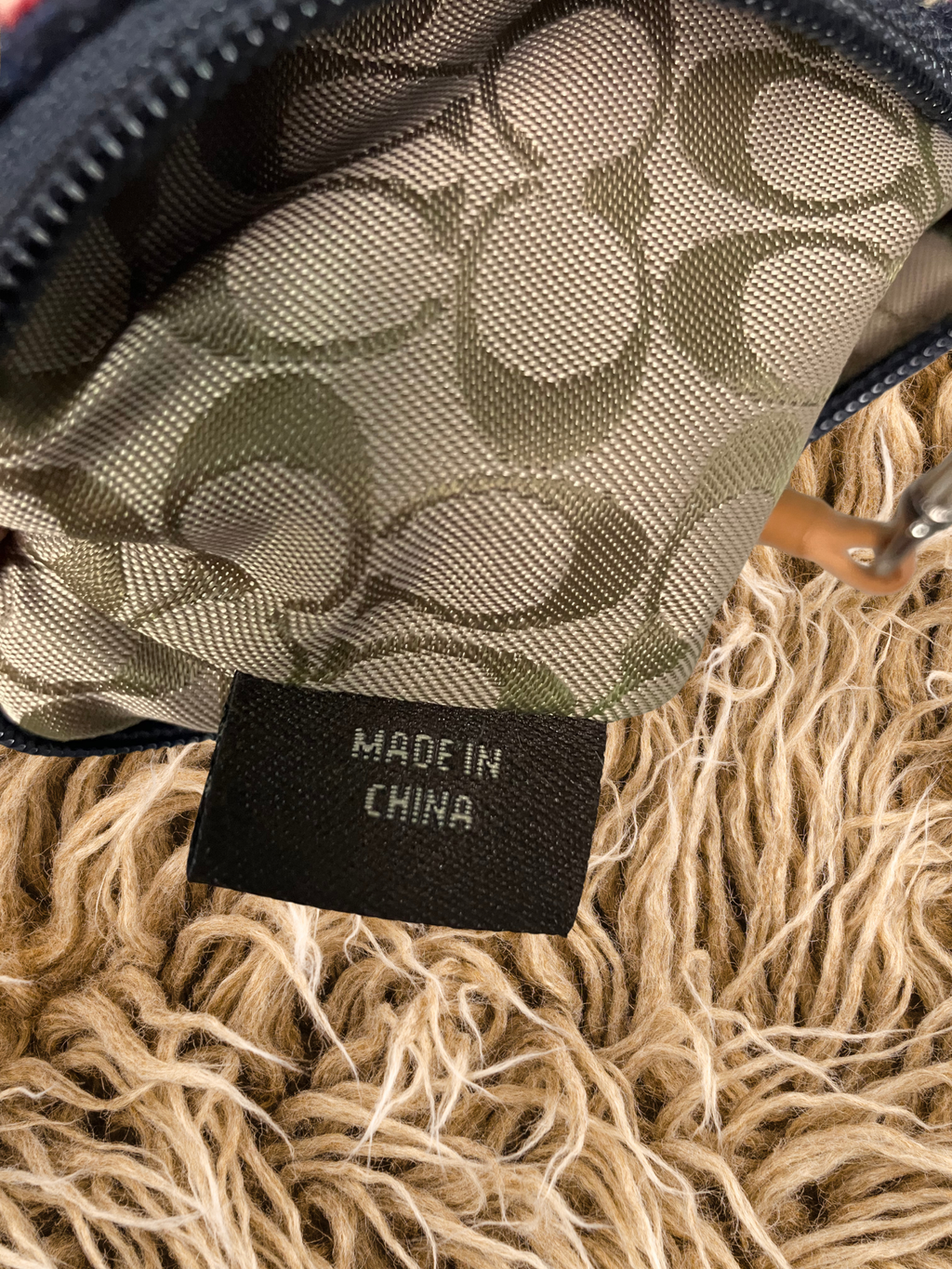 Coach — Clutch Bag | Y2K tartan wool wristlet with suede trim · Sz OS