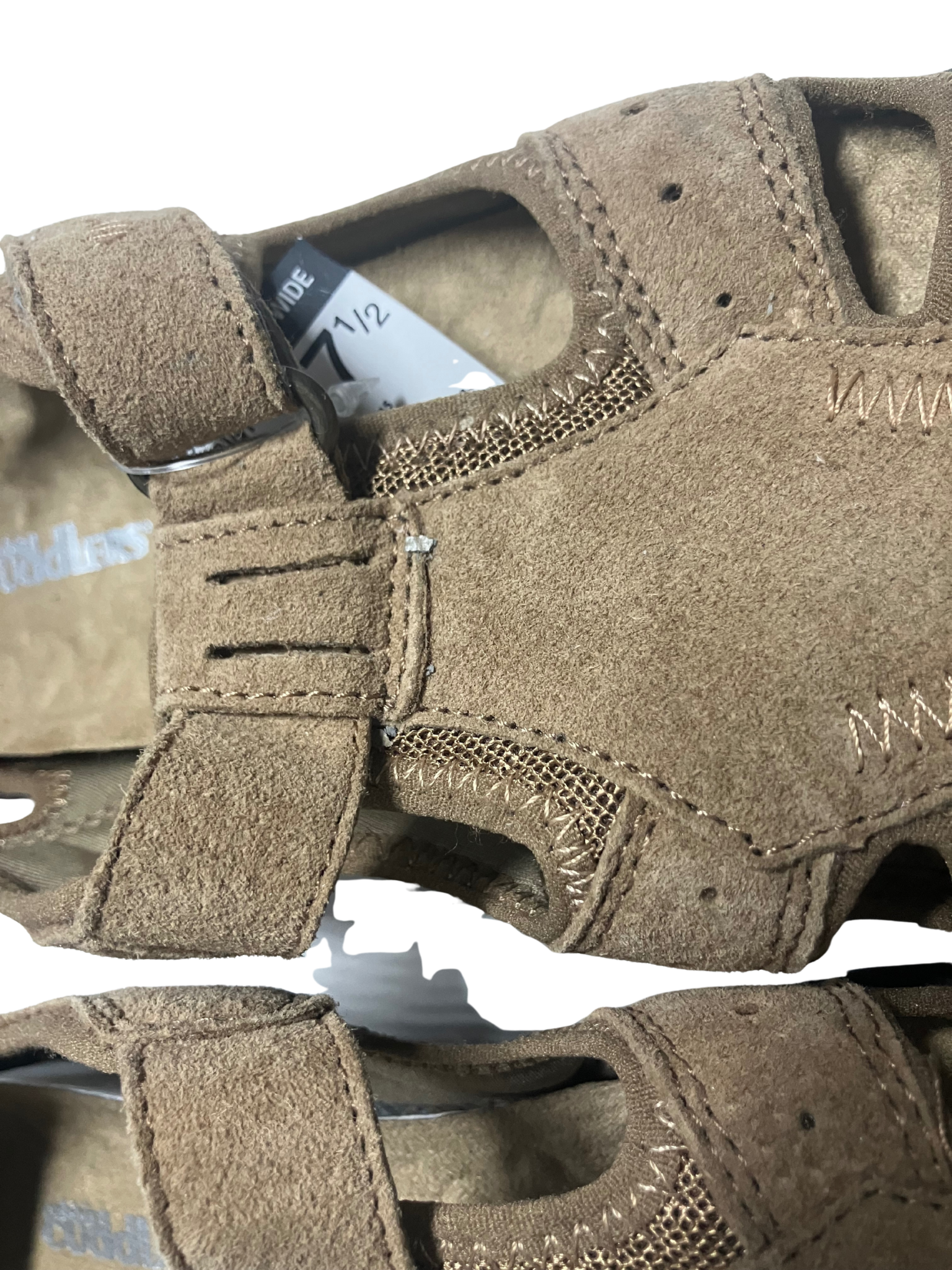 Cobbie Cuddlers Women's Leather Fisherman Comfort Sandals – Tan Size 7.5W