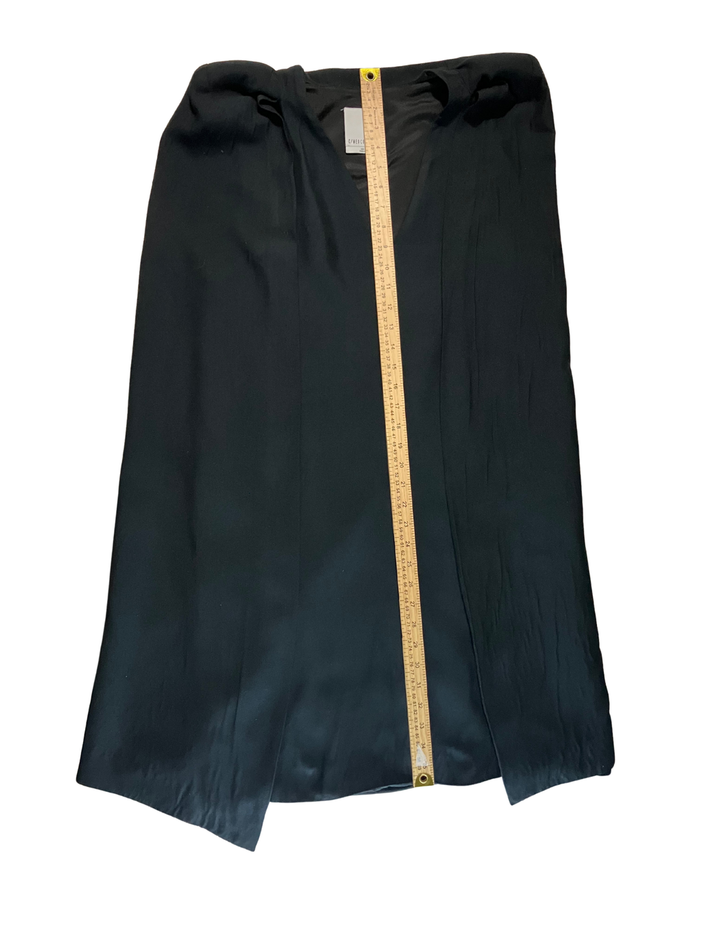 C/MEO Collective Black Sleeveless Shift Dress Size 5 V-Neck Minimalist