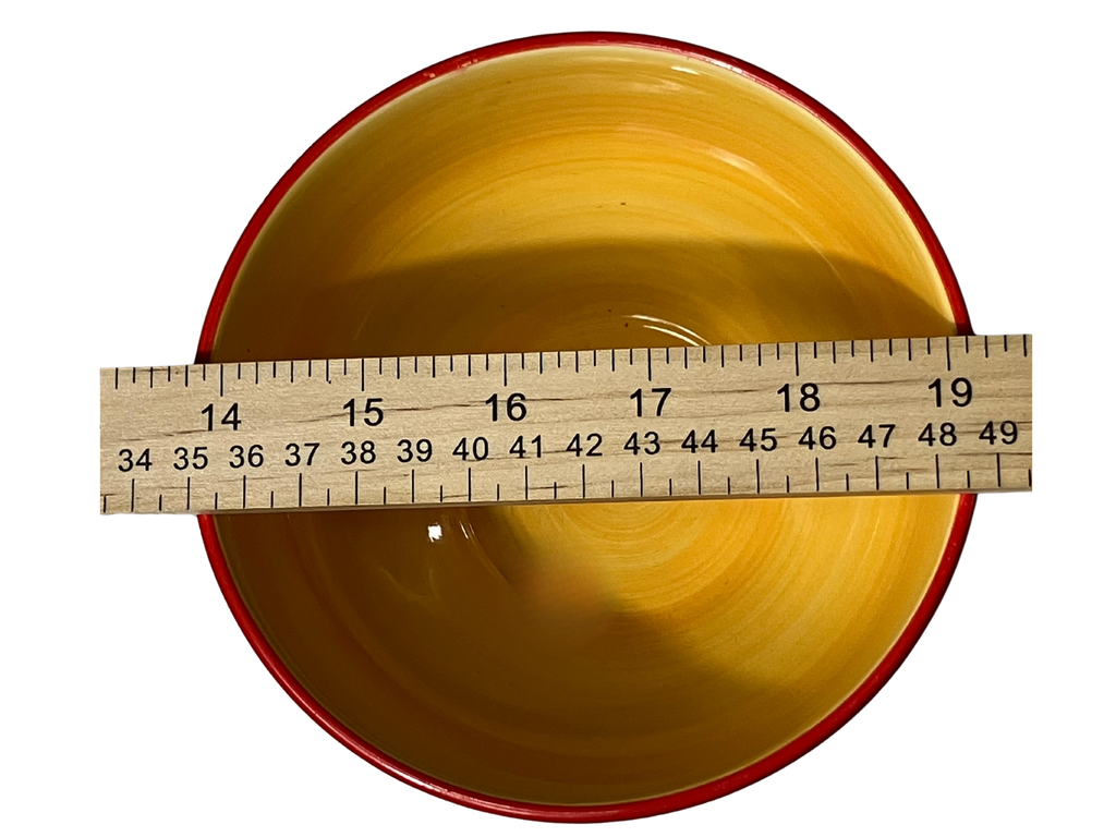 Euro Ceramica Hand-Painted Floral Mug & Bowl Set - 4 Mugs + 1 Bowl