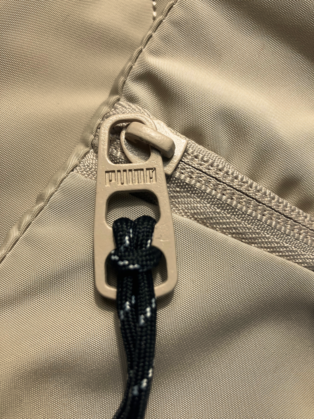 PUMA — Crossbody Sling Bag | Tonal embroidered leaping cat, sand beige · Sz OS