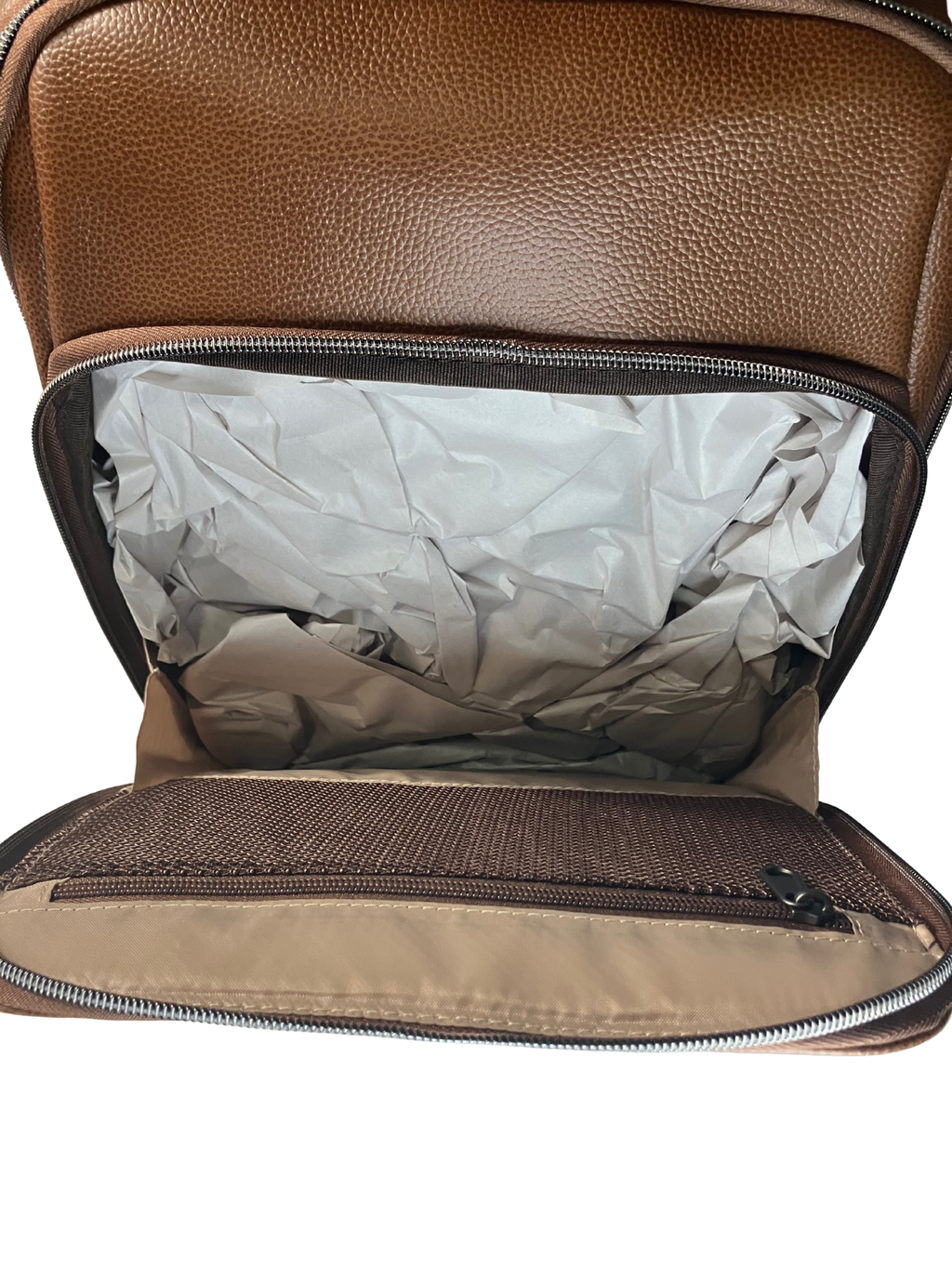 Samsonite Business Classic Brown Leather Backpack - Professional