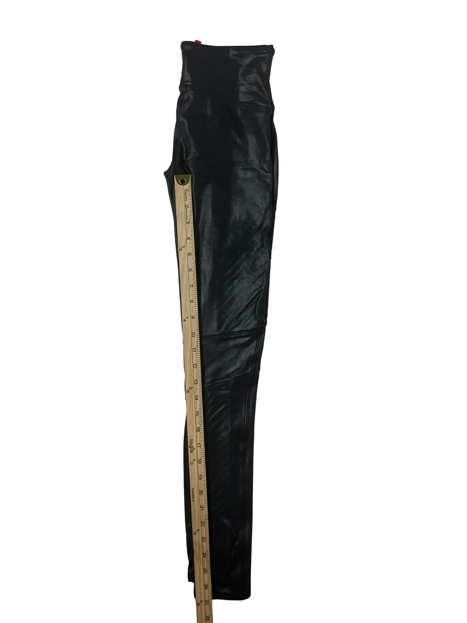 Spanx — Faux-Leather Leggings | Moto-quilted, high-waisted · Sz S