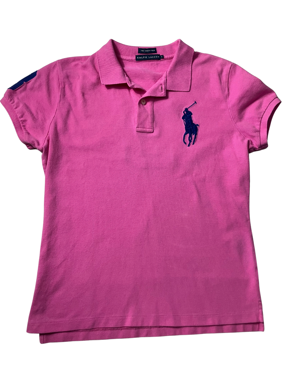 Ralph Lauren The Skinny Polo Pink #3 - Women's Short Sleeve Shirt