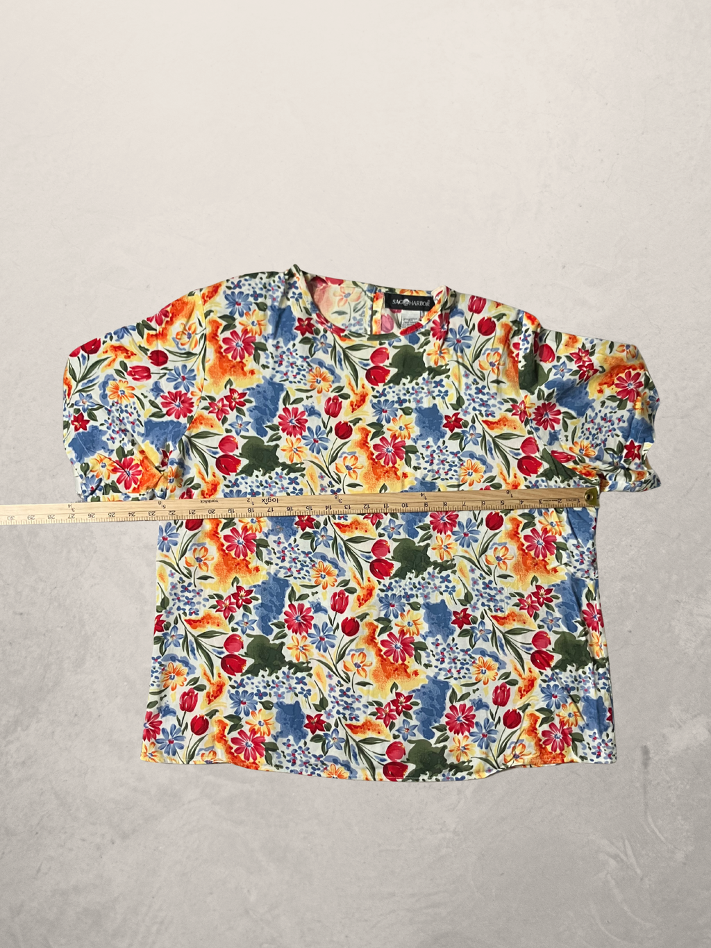 Sag Harbor — Two-Piece Dress Set | Watercolor floral rayon, coordinated silhouette · Sz L