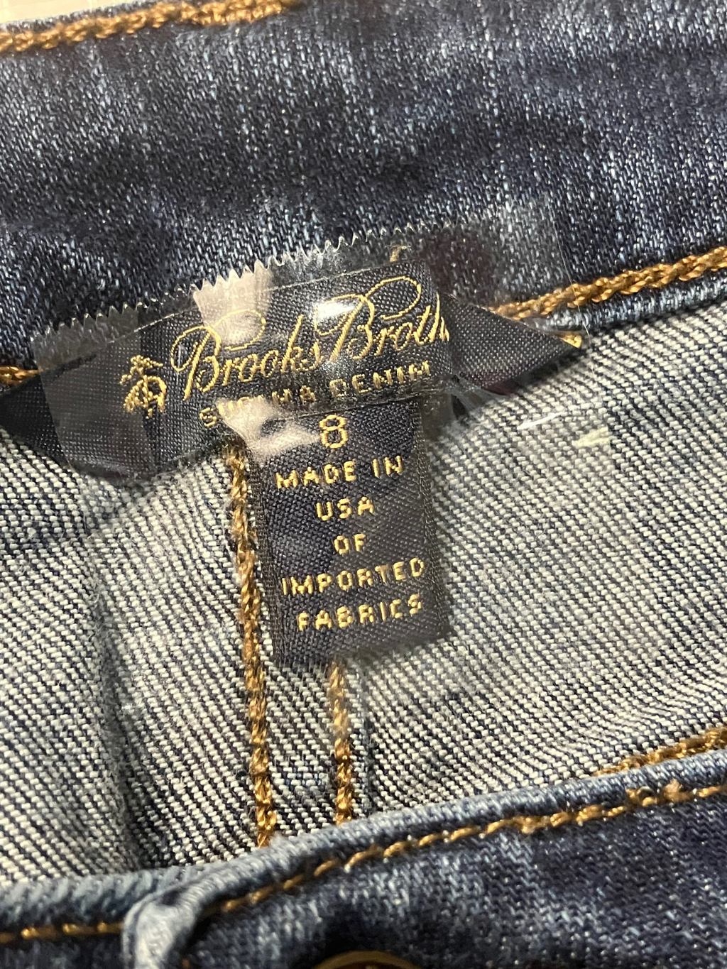 Brooks Brothers Slim Fit Dark Wash Jeans Size 8